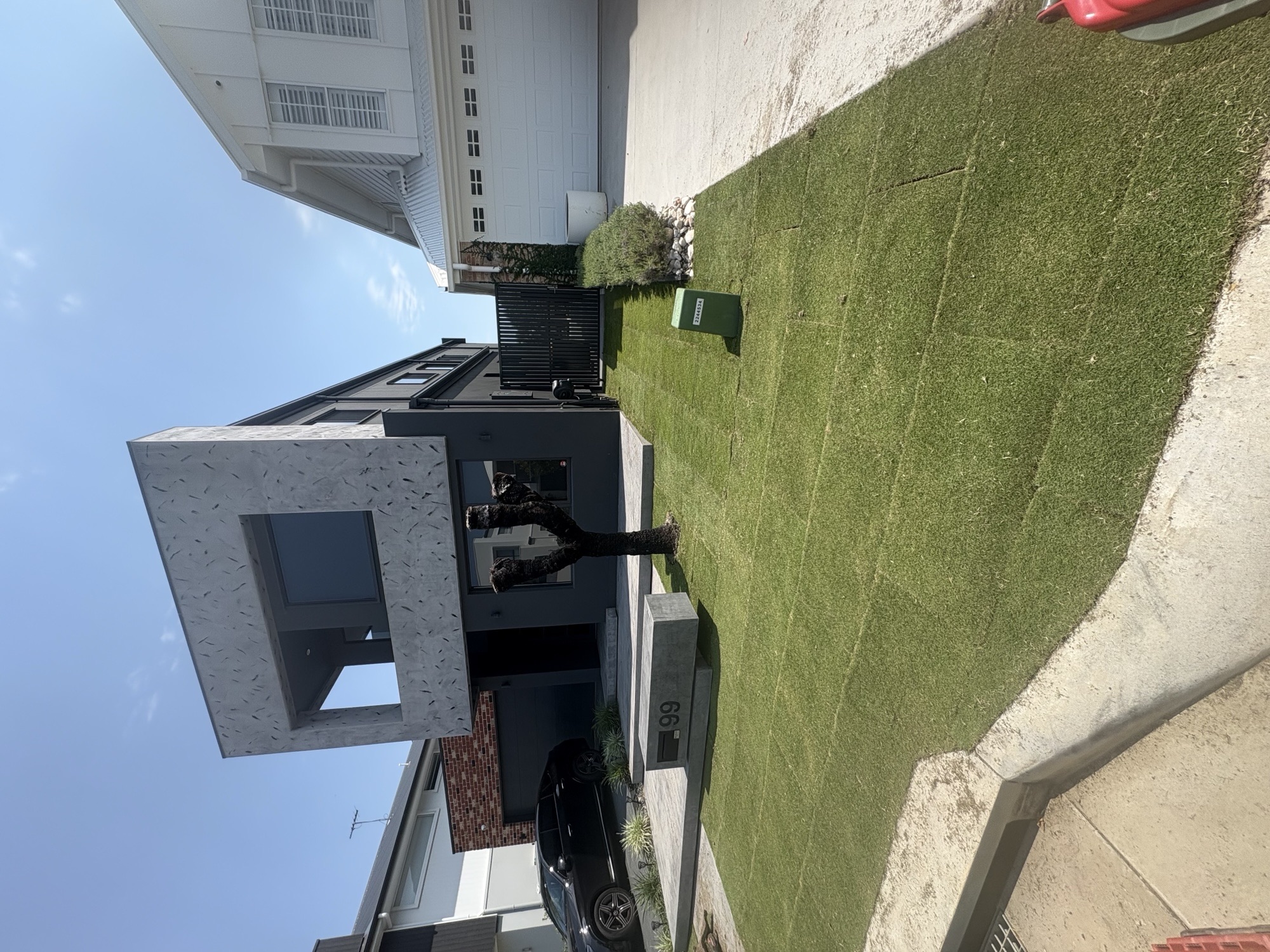 Zoysia Matrella installation at Newport, QLD